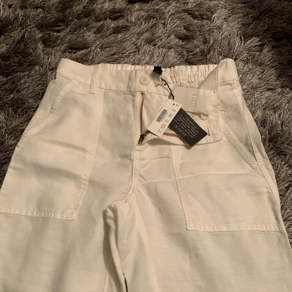 Jcrew linen pant in size P00, new tag on.